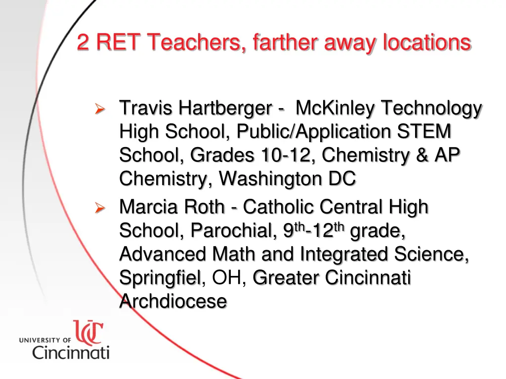 2 ret teachers farther away locations