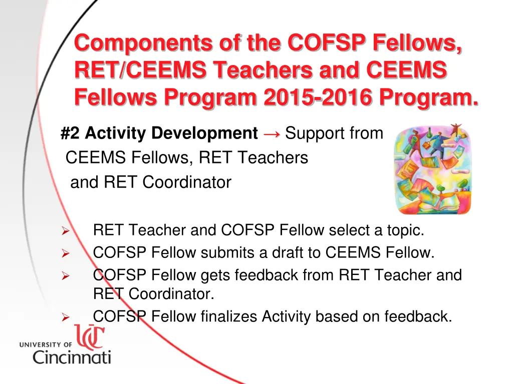 components of the cofsp fellows ret ceems