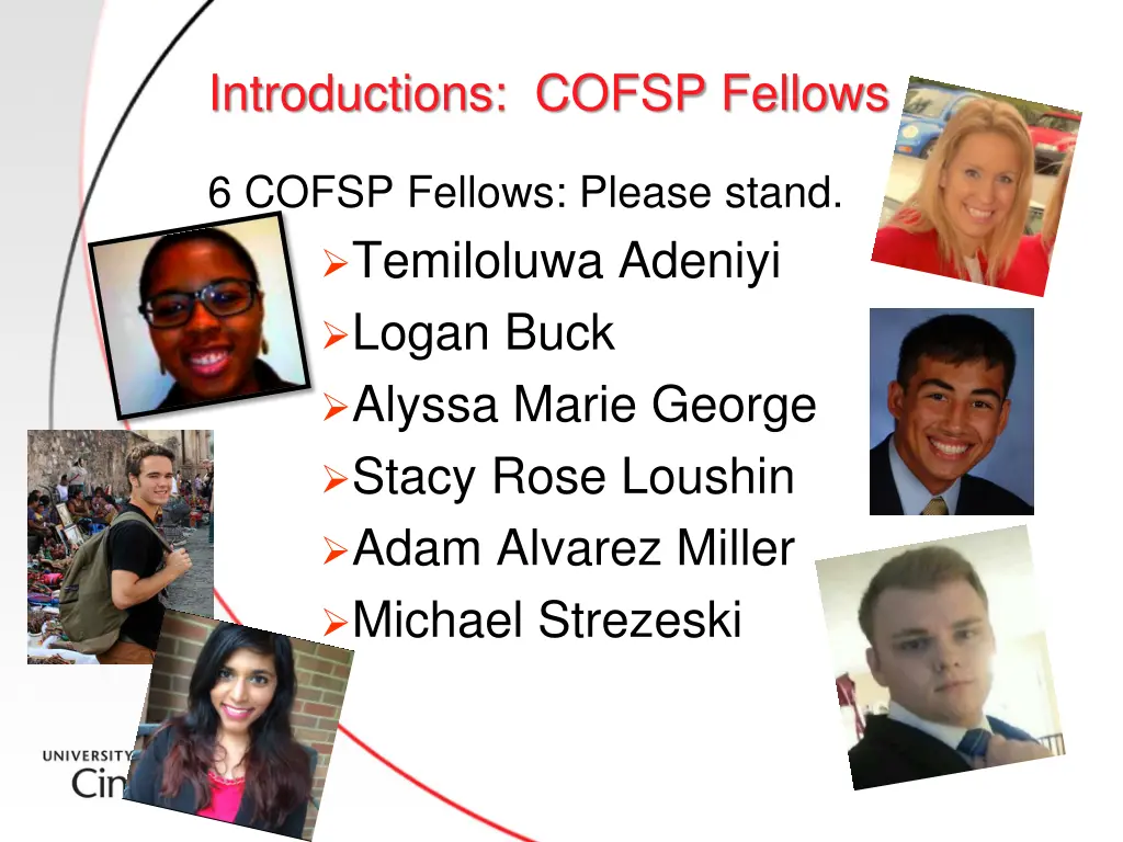 introductions cofsp fellows