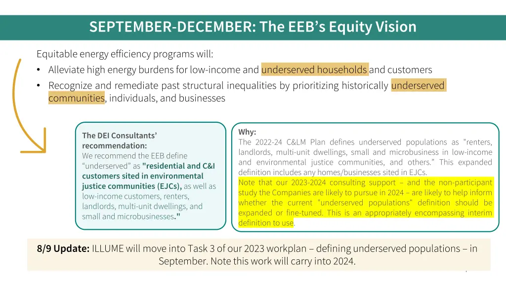 september december the eeb s equity vision