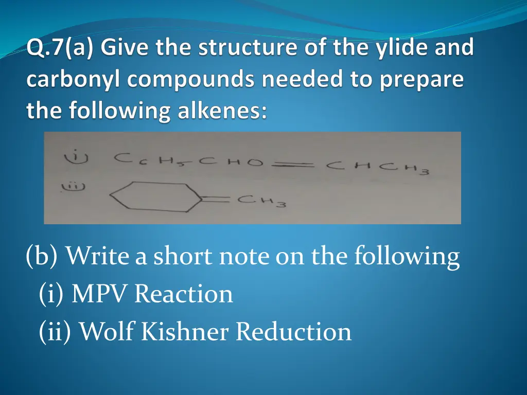 b write a short note on the following