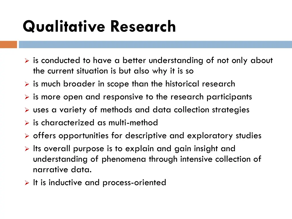 qualitative research