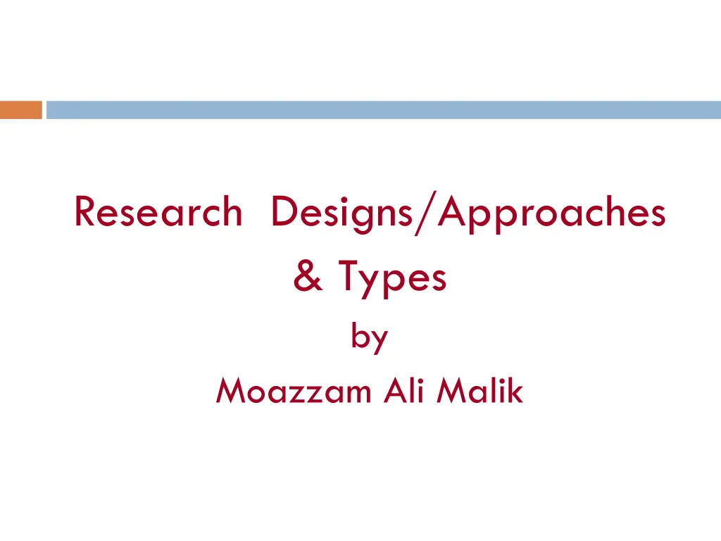 research designs approaches types by moazzam