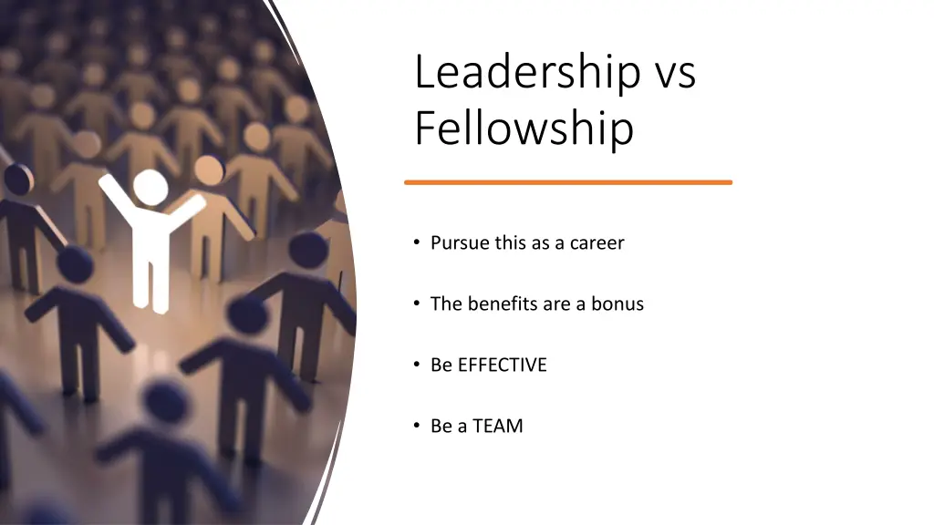leadership vs fellowship