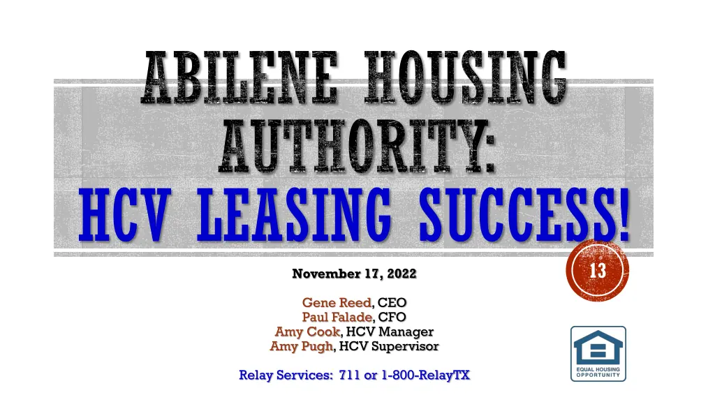 abilene housing authority hcv leasing success