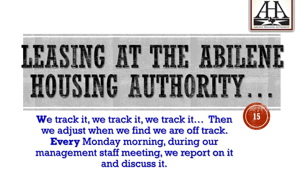 leasing at the abilene housing authority