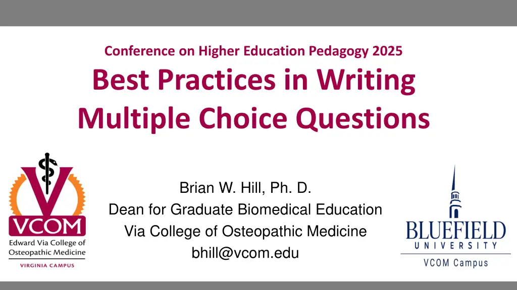 conference on higher education pedagogy 2025 best