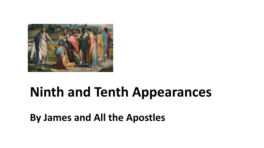 ninth and tenth appearances