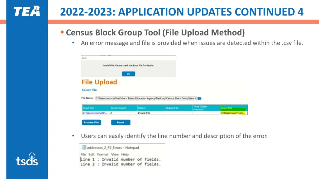 2022 2023 application updates continued 4