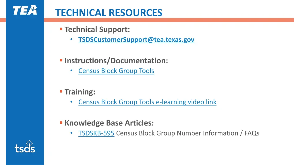 technical resources