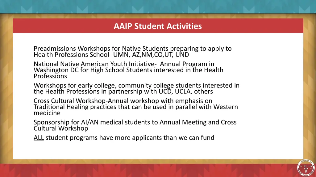 aaip student activities