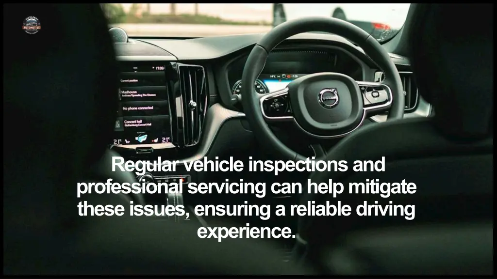 regular vehicle inspections and professional