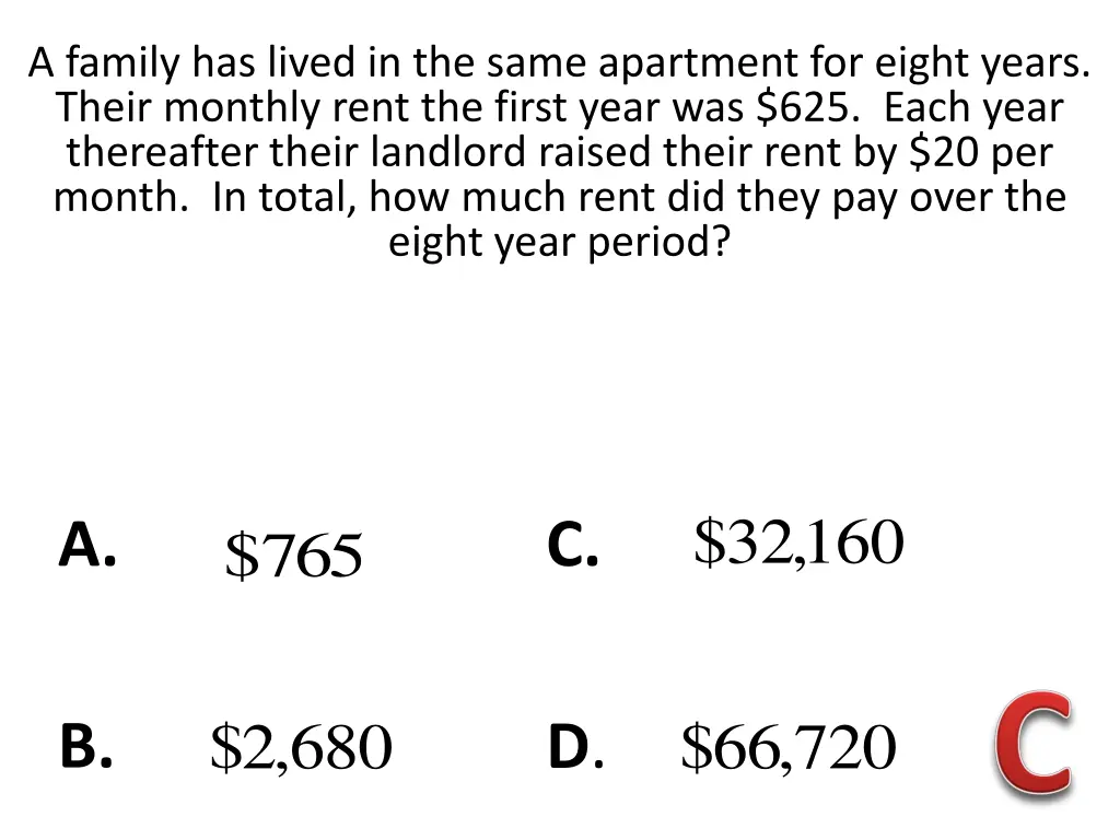 a family has lived in the same apartment
