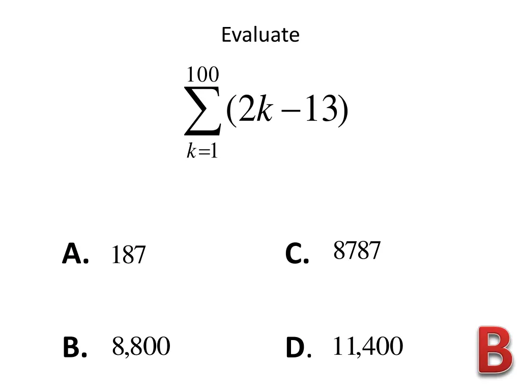evaluate 1 k