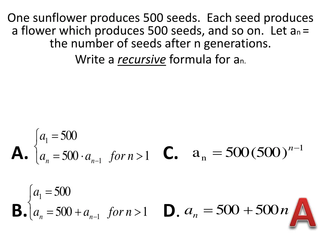 one sunflower produces 500 seeds each seed 1