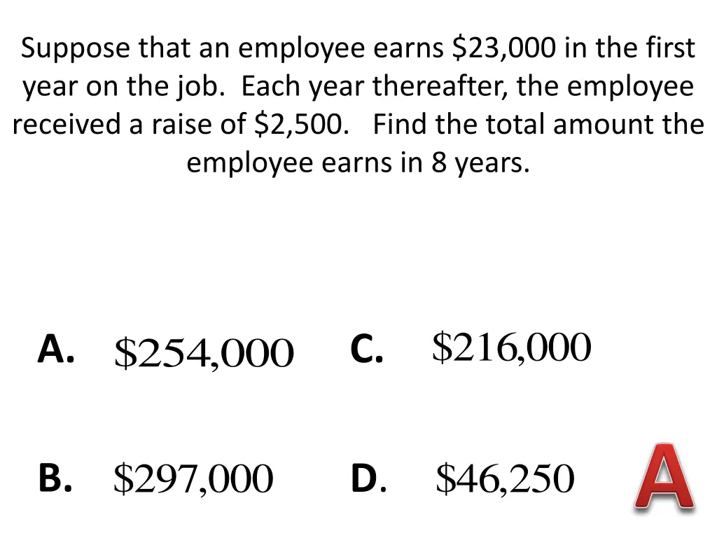 suppose that an employee earns