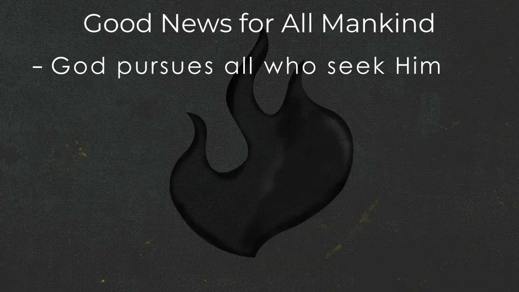 good news for all mankind