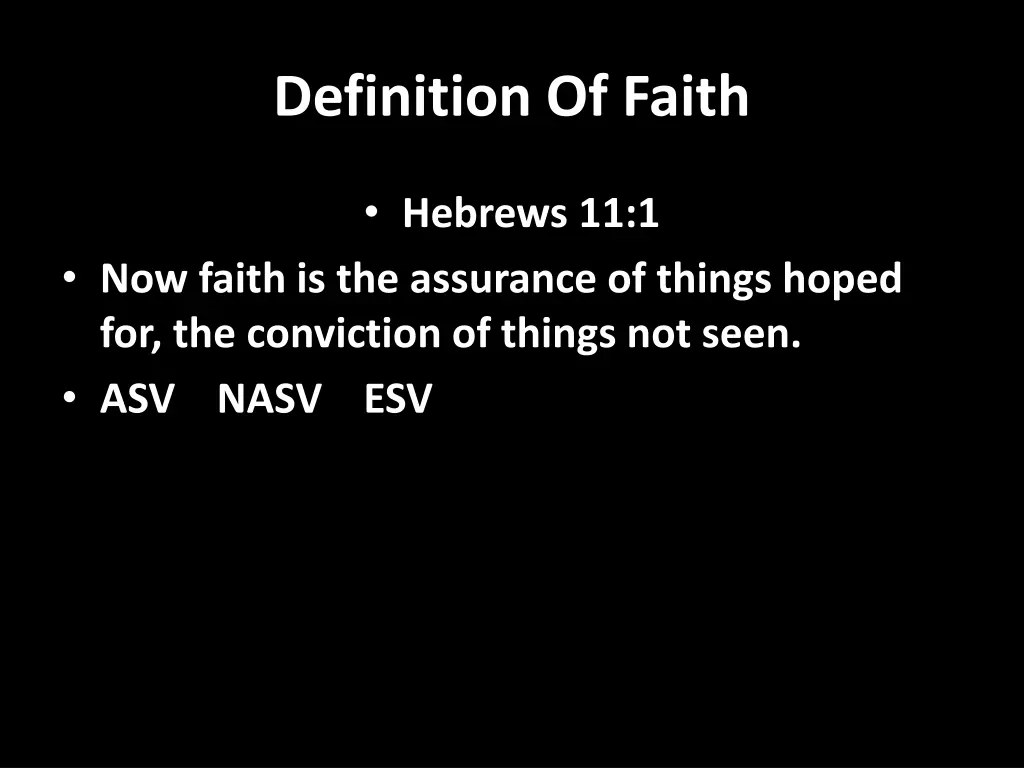 definition of faith