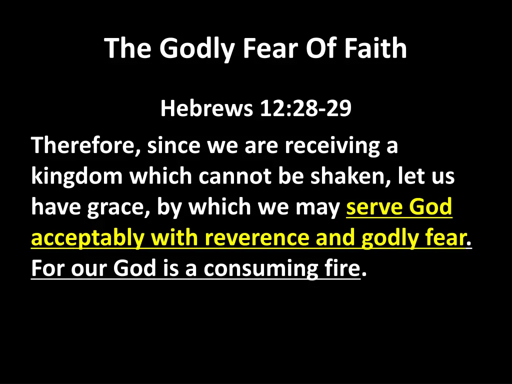 the godly fear of faith 2