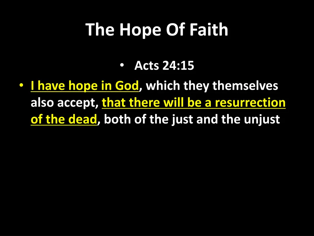 the hope of faith 2