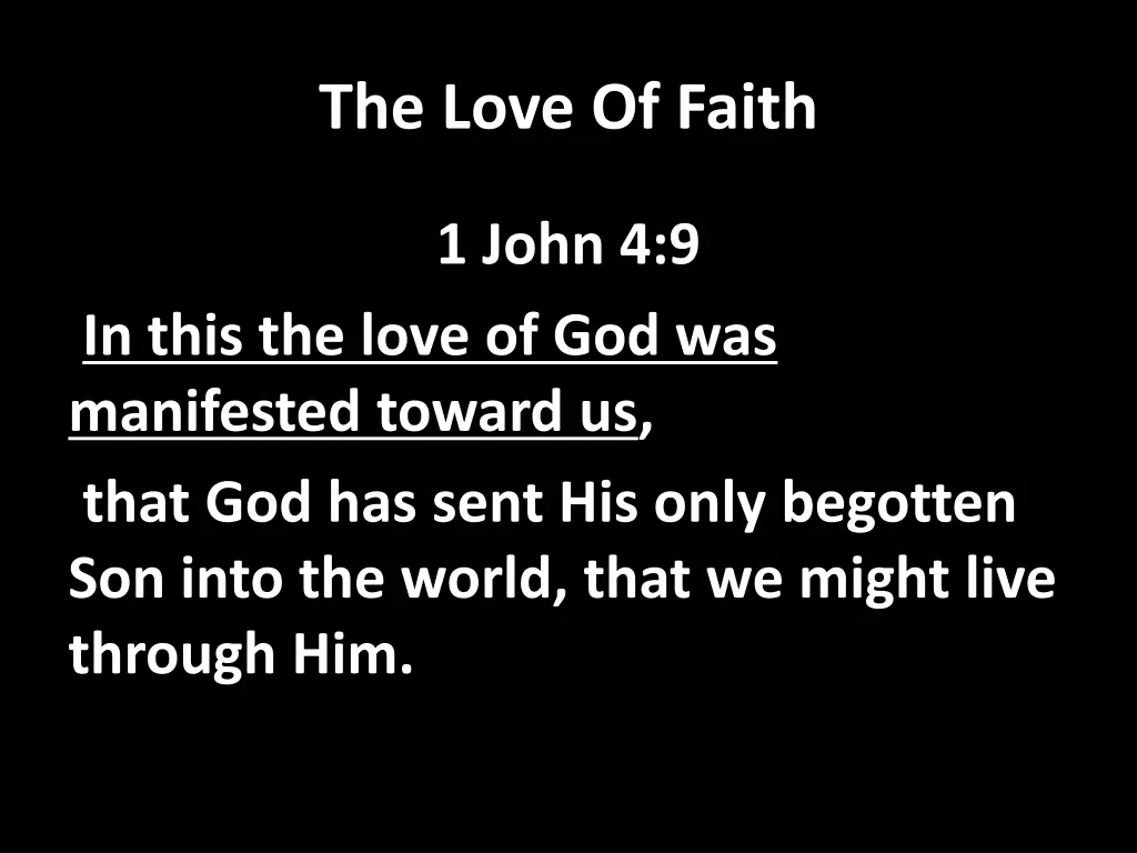 the love of faith 2