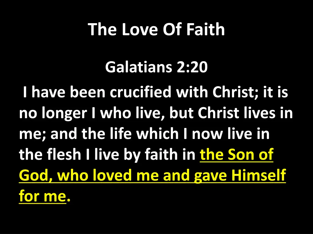 the love of faith 3