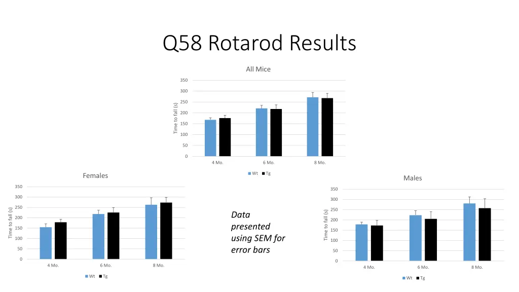 q58 rotarod results