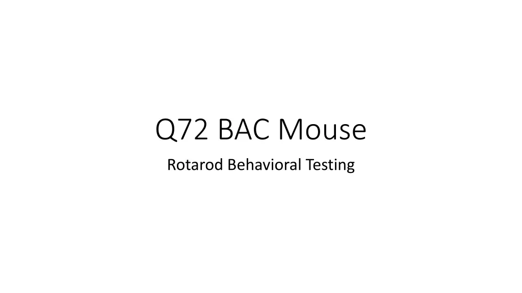 q72 bac mouse