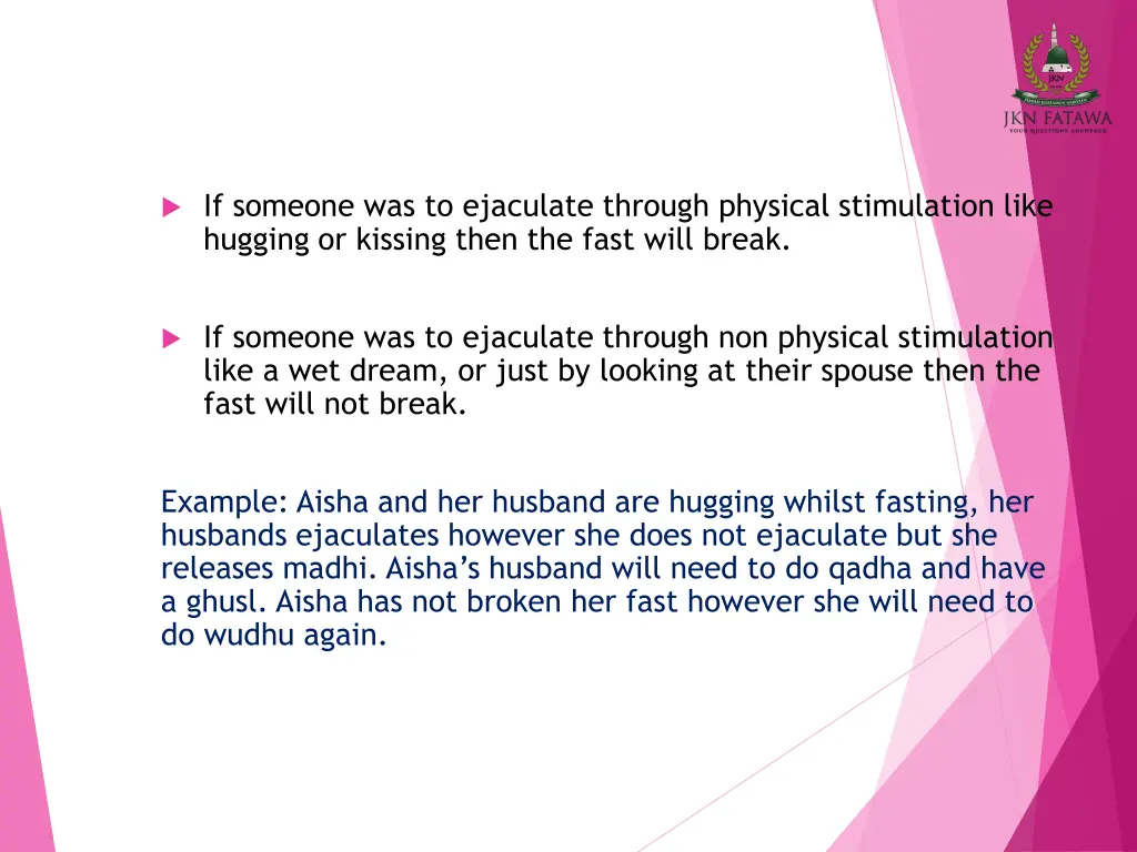 if someone was to ejaculate through physical