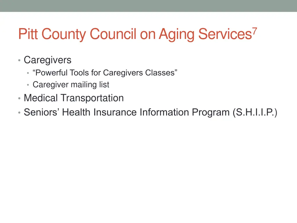 pitt county council on aging services 7 1