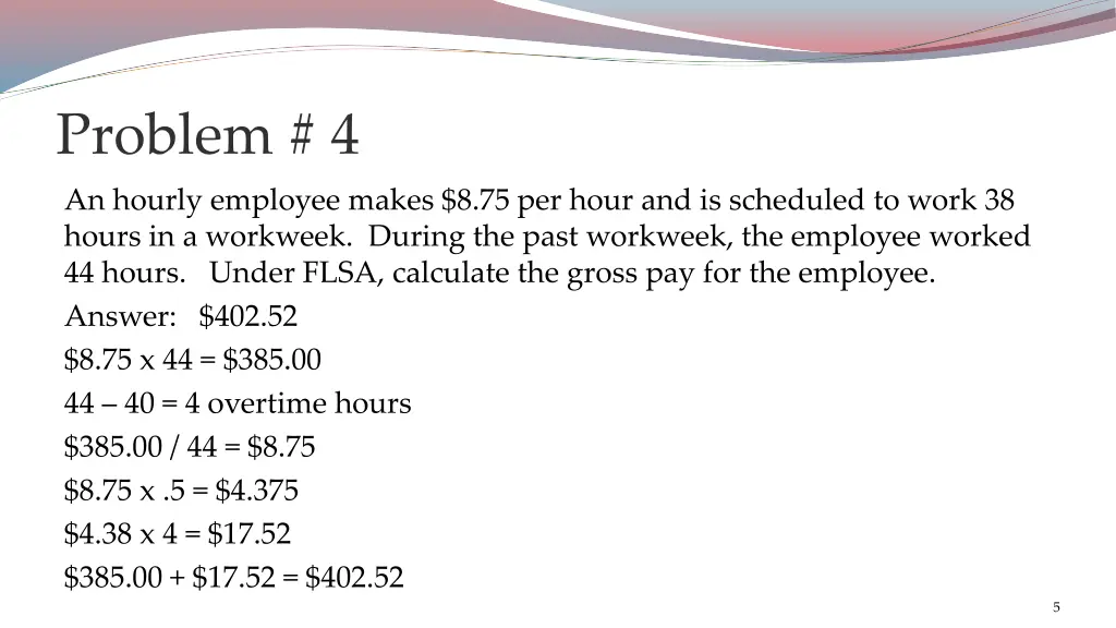 problem 4