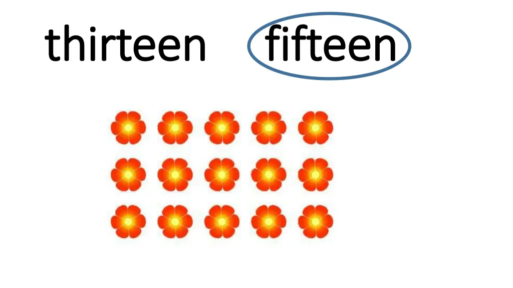 thirteen fifteen thirteen fifteen
