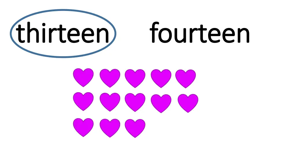 thirteen fourteen thirteen fourteen