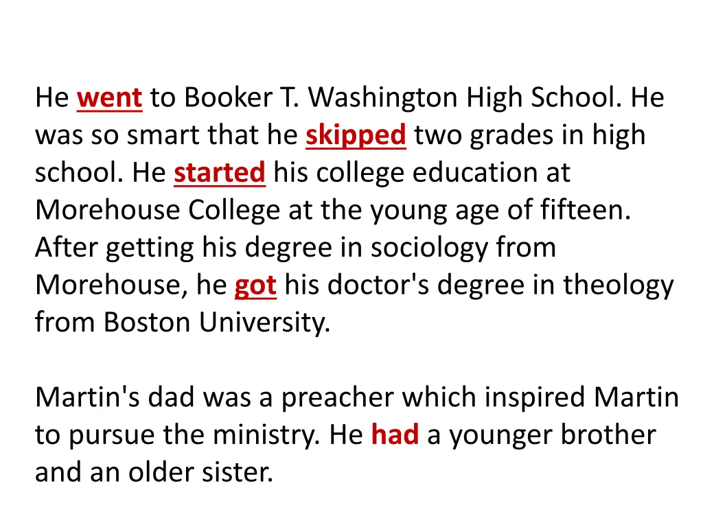 he went to booker t washington high school 1