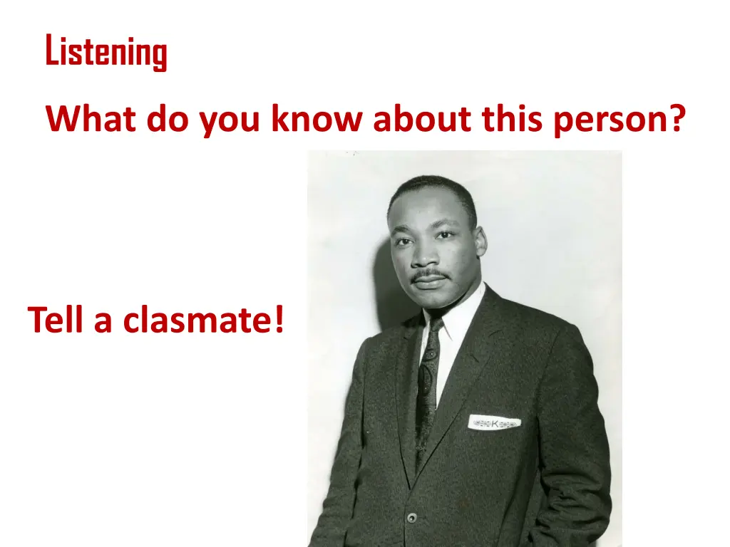 listening