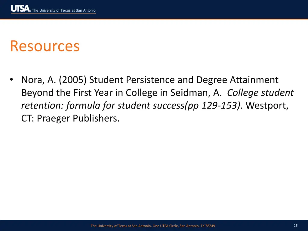 resources