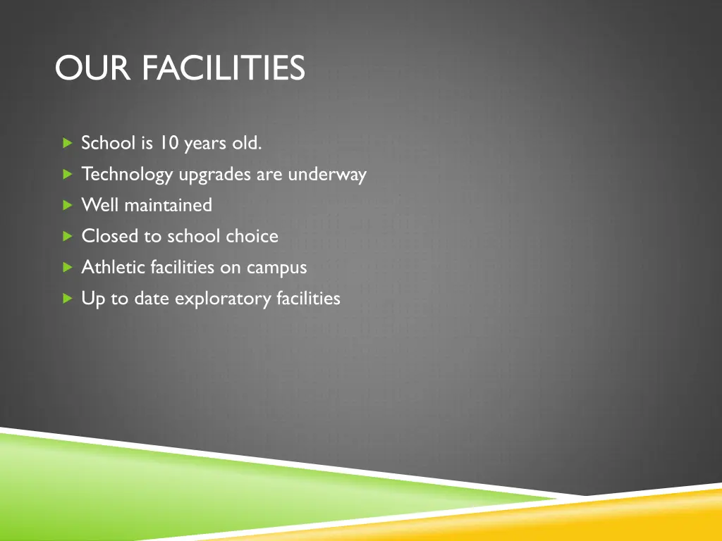 our facilities