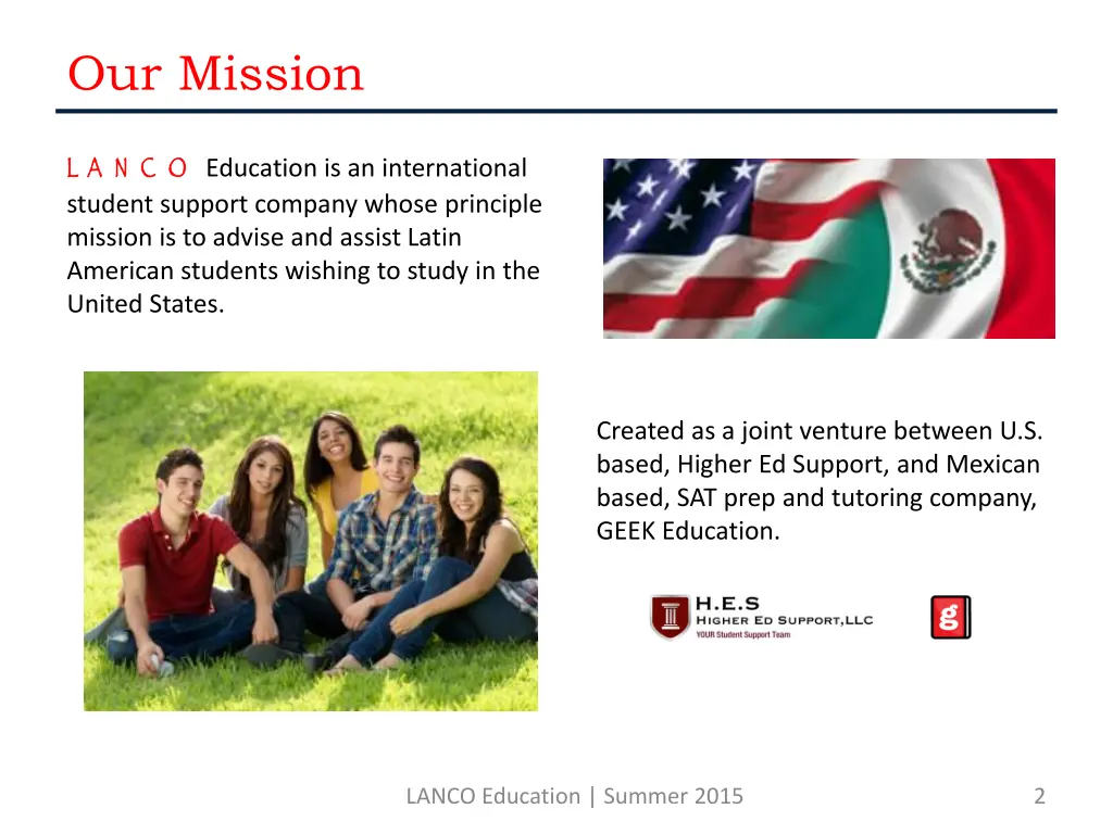 our mission