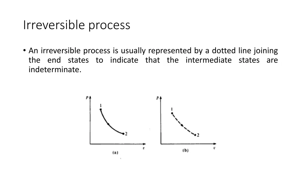 irreversible process