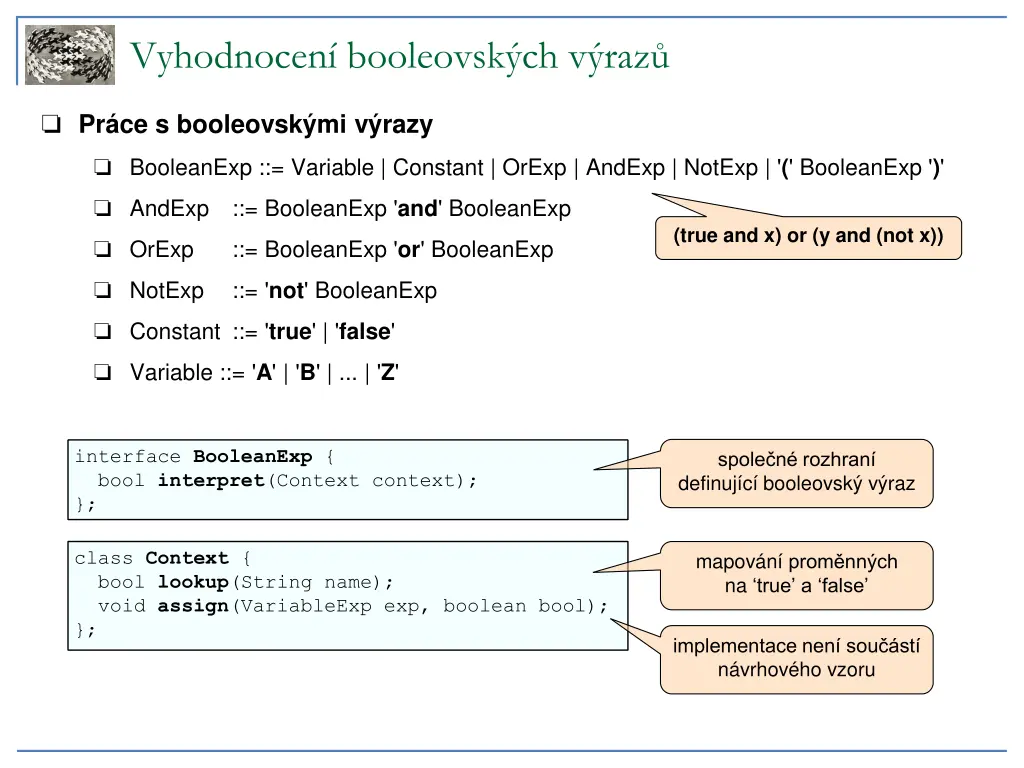 vyhodnocen booleovsk ch v raz
