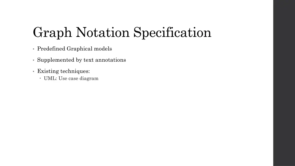 graph notation specification