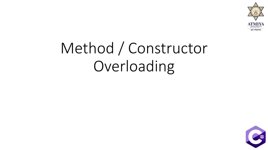 method constructor overloading