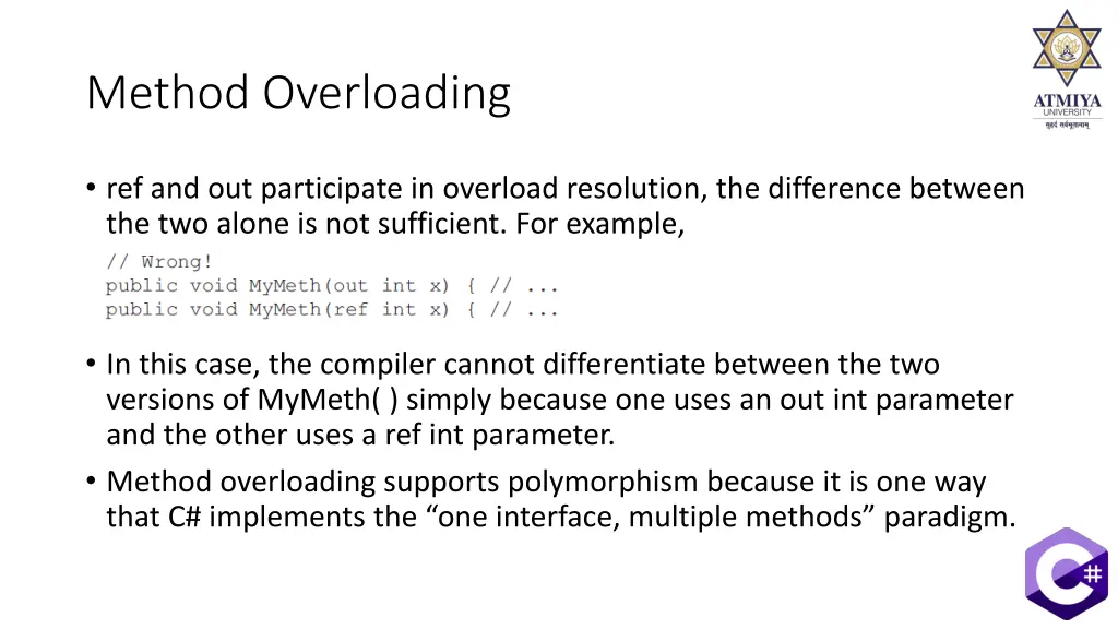 method overloading 2