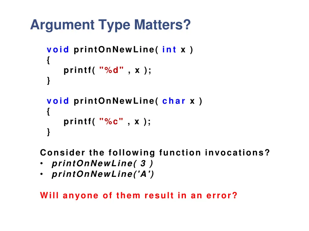 argument type matters 2