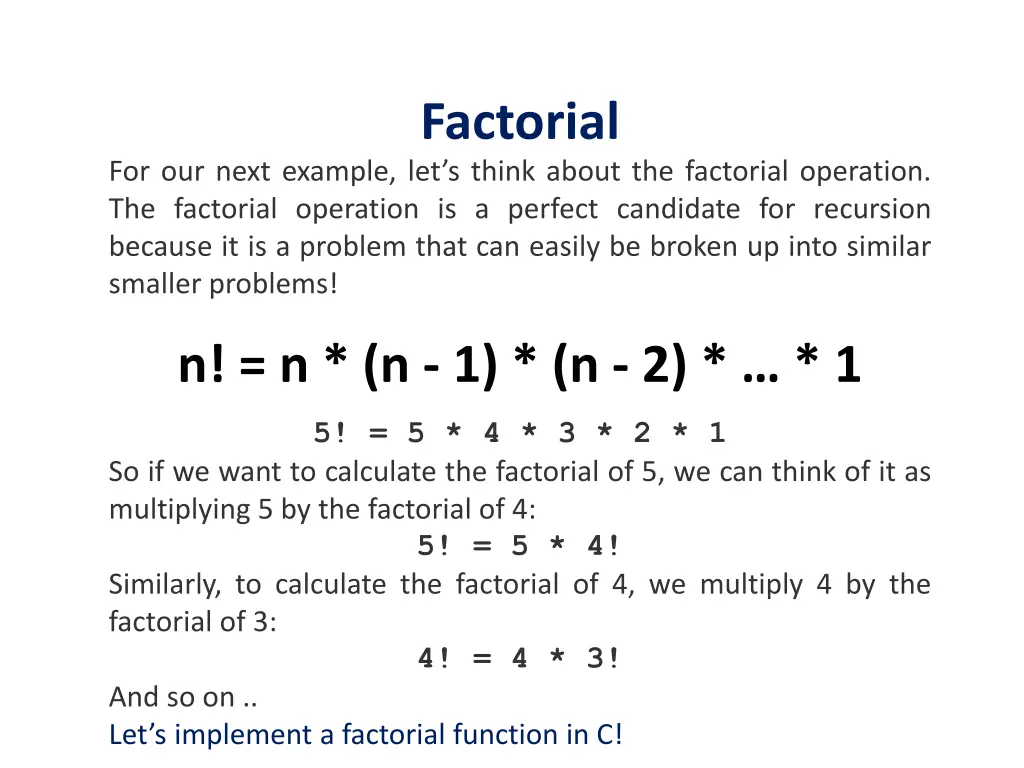 factorial