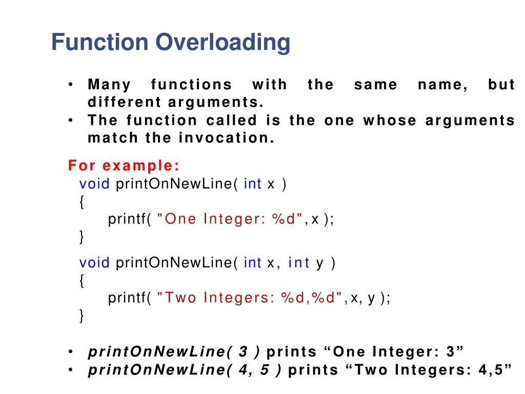 function overloading 2