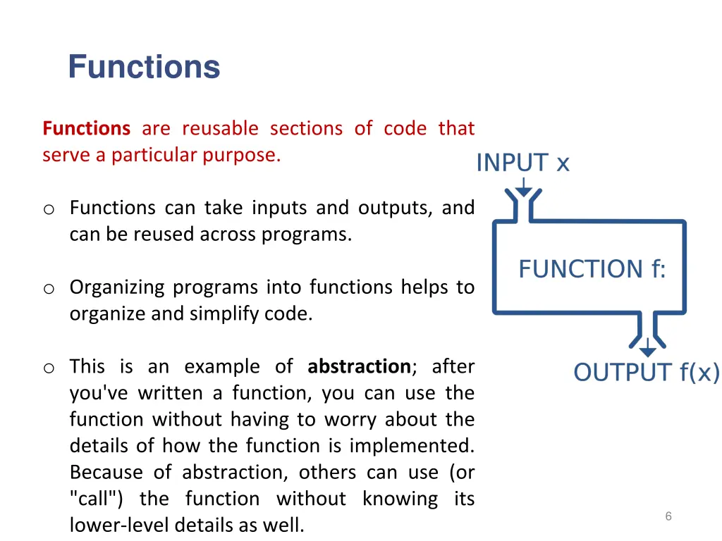functions