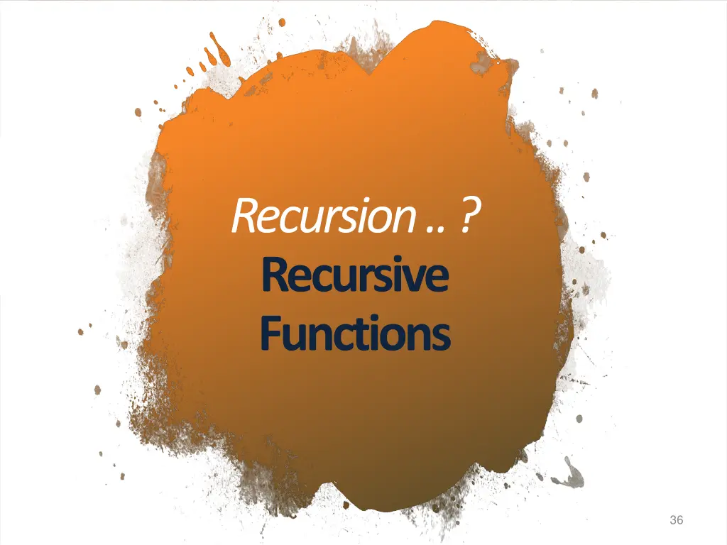 recursion recursive functions