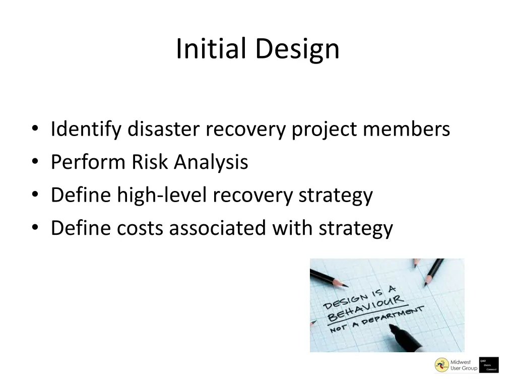 initial design