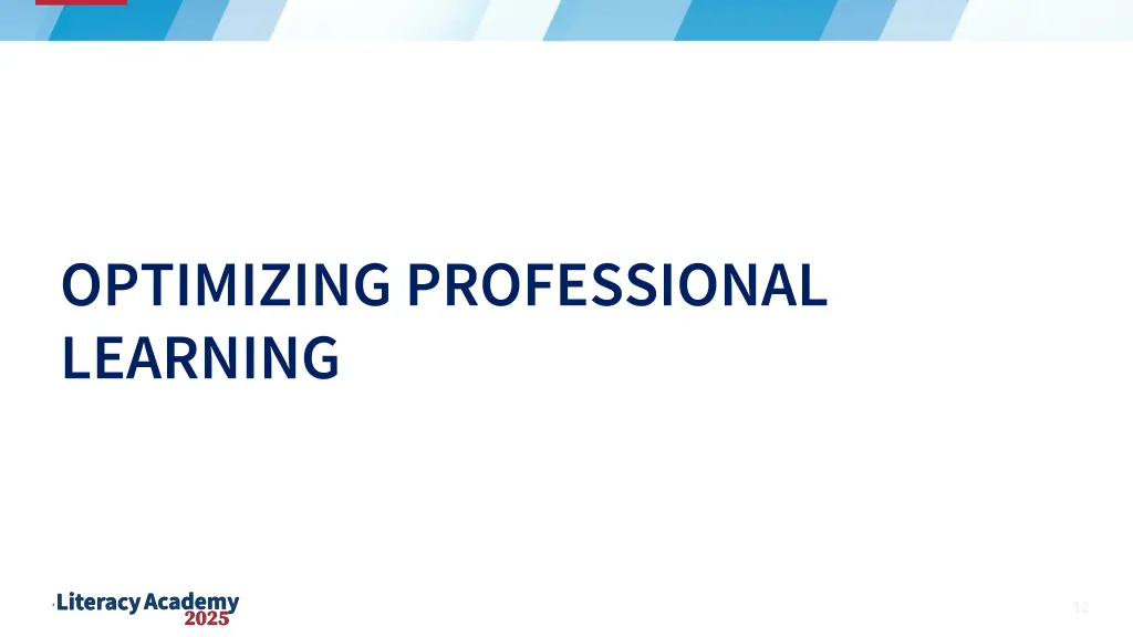 optimizing professional learning